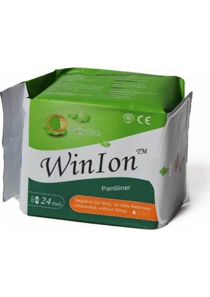 Winalite Negatif Iyonlu Anion Ped. - Günlük Ped Yeşil