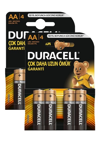 Alkalin Aa Kalem Pil 4lü x 2 Adet