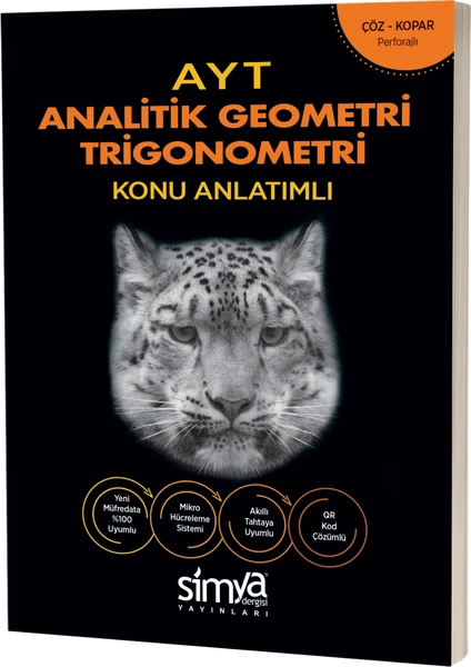 Simya Yayınları  12.Sınıf Geometri (Analitik - Geometrik - Trigonometri) AYT Konu Anlatımlı Kitap