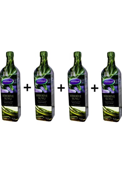 4 Adet Mecitefendi Biberiye Suyu 4 x 1 lt