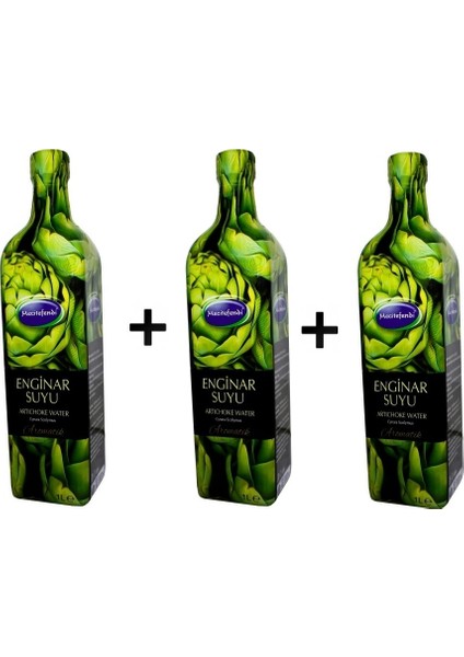 3 Adet Mecitefendi Enginar Suyu 3 x 1 lt