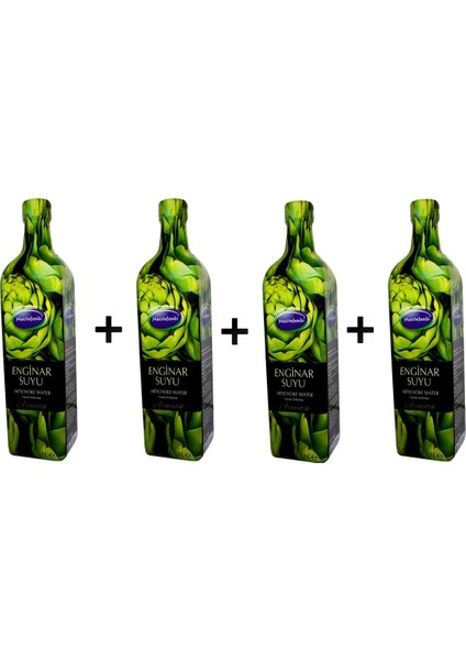 4 Adet Mecitefendi Enginar Suyu 4 x 1 lt
