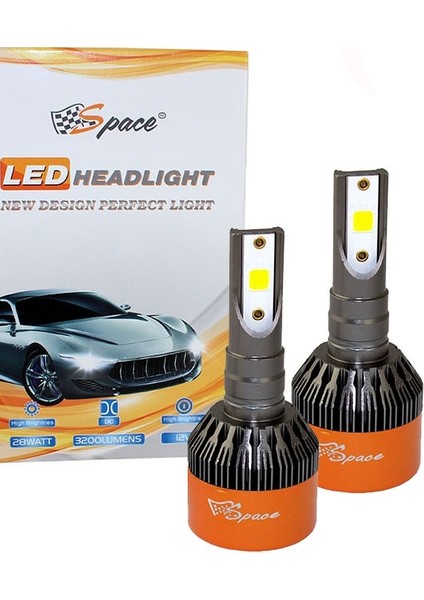 Led Far Ampulü Beyaz 28W 12V 3200LM H3 / LAAM94