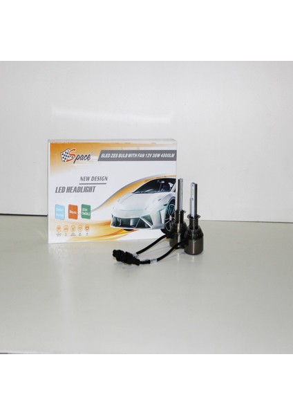 Led Far Ampulü Küçük Kasa Beyaz H1/36W/4800LM/12 / LAAM900