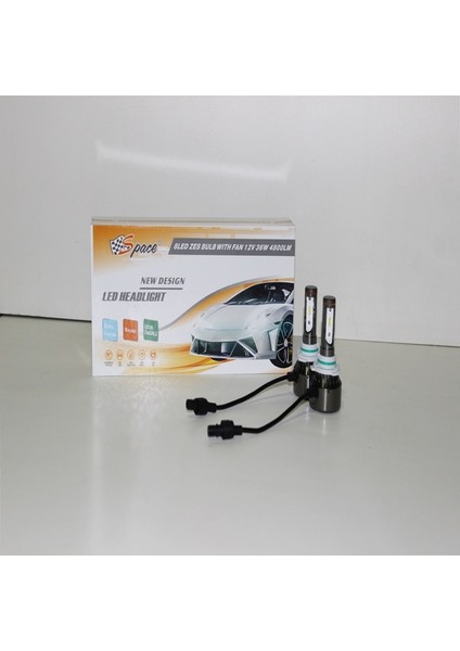 Led Far Ampulü Küçük Kasa Beyaz H10/36W/4800LM /12 / LAAM907