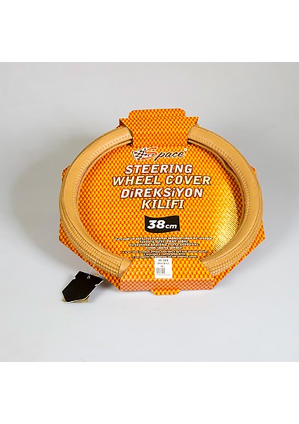 Direksiyon Kılıfı 38 cm Bej / DIKI358-B