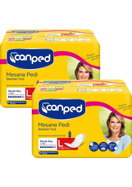 Mesane Pedi Büyük 10'lu x 2 Paket