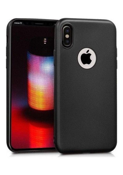 Apple iPhone XS Max 6.5 Kılıf Ultra Lüx Premier Lüx Silikon Kılıf - Siyah