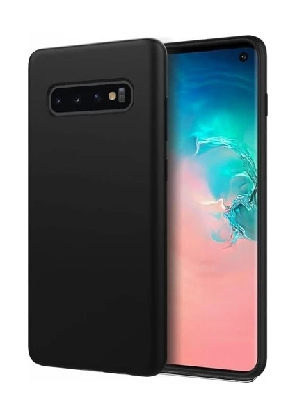 Samsung Galaxy S10 Plus Kılıf Ultra Lüx Premier Lüx Silikon Kılıf - Siyah