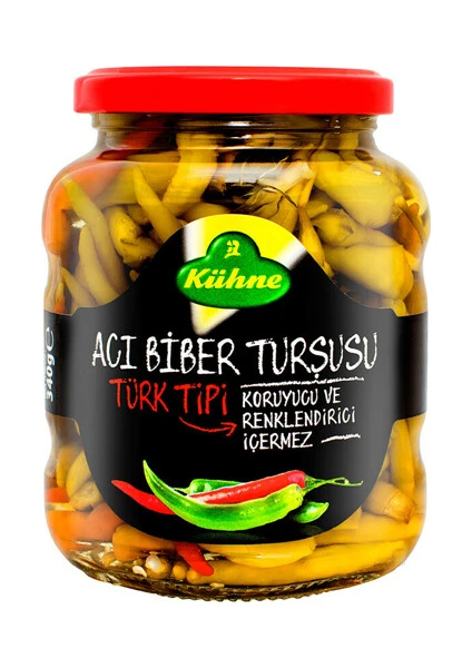 Kühne Acı Biber Turşusu 370 ml