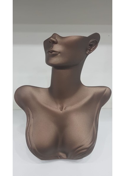 Polyester Boyalı Vücut Kahve Takı Manken