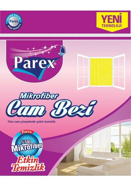 Mikrofiber Cam Bezi, Hediyeli Mikrofiber Temizlik Bezi 1+1