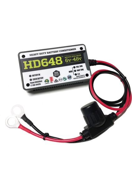 HD648 6V/48Volt 2000 Amper Akü Ömrünü Uzatma ve Sülfat/Oksit Çözücü, Önleyici Akü Bakım Cihazı