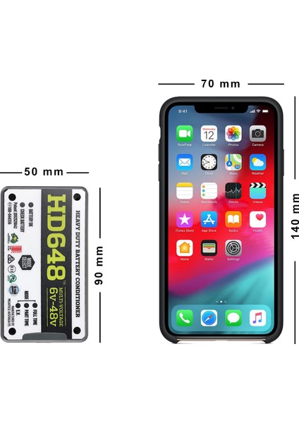 HD648 6V/48Volt 2000 Amper Akü Ömrünü Uzatma ve Sülfat/Oksit Çözücü, Önleyici Akü Bakım Cihazı fırsatları