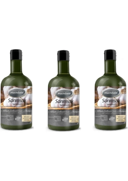 3 Adet Sarımsak Şampuanı 3x400 ml