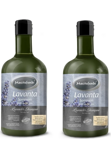 2 Adet Mecitefendi Lavanta Şampuanı 2x400 ml