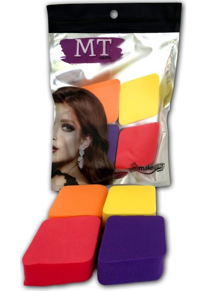 Renkli 4’lü Makyaj Süngeri