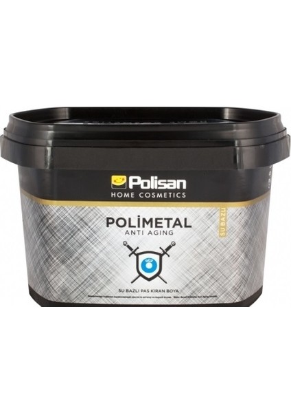 Polimetal Su Bazlı Metal Boyası Beyaz 2,5 Lt