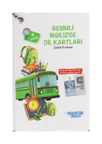 4. Sınıf Resimli İngilizce Dil Kartları