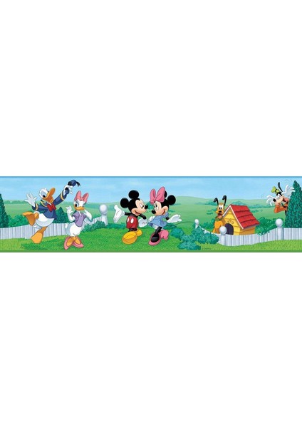 RoomMates RMK1505BCS Mickey Mouse ve Arkadaşları Bordür Duvar Sticker fiyatları