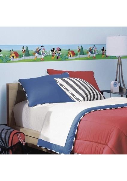 RoomMates RMK1505BCS Mickey Mouse ve Arkadaşları Bordür Duvar Sticker