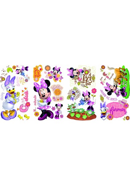 RoomMates RMK2075SCS Minnie Mouse Çiftlikte Duvar Sticker fiyatları