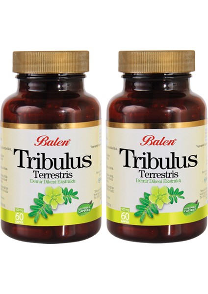 Tribulus Terrestris Demir Dikeni 60 Kapsül x 2 Adet