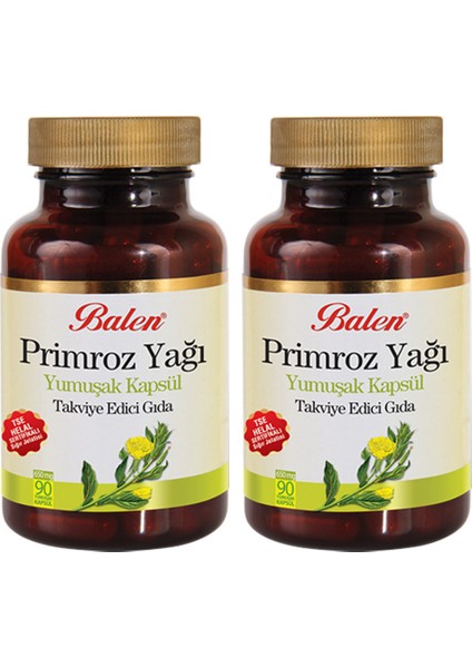 Primroz Yağı Yumuşak 90 Kapsül x 2 Adet