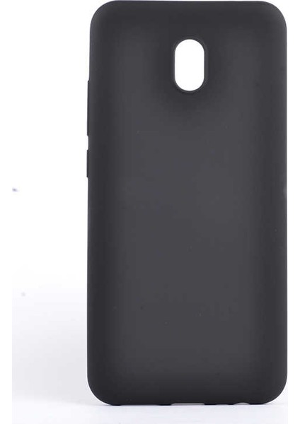 Xiaomi Redmi 8A Kılıf Mat Premium Silikon Kılıf - Siyah