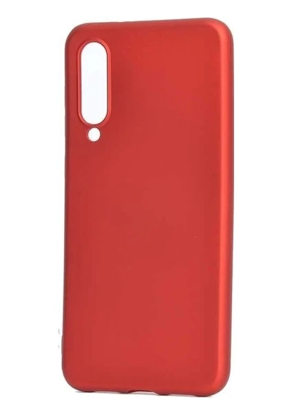 Tekno Grup Xiaomi Mi 9 Lite Kılıf Mat Premium Silikon Kılıf - Kırmızı