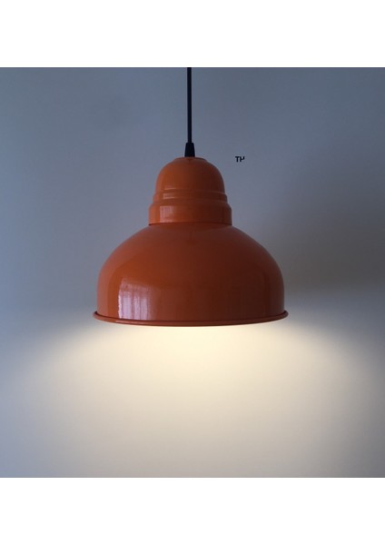 modern,rustik,vintage mutfak,oda,cafe,oteller için turuncu 1xe27 metal sarkıt avize çap:30cm fiyatları