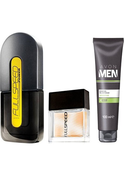 Full Speed Power Edt 75 ml 3'lü Erkek Parfüm Seti