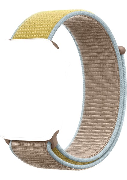 Apple Watch Özel Seri 38-40 mm 2-3-4-5-6-SE Uyumlu Spor Loop Dokuma Kordon - Kahverengi