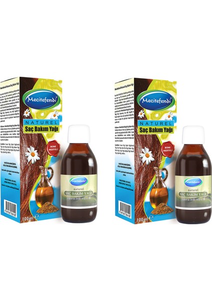 2'li Mecitefendi Saç Bakımyağı 2 x 100 ml (Bone )