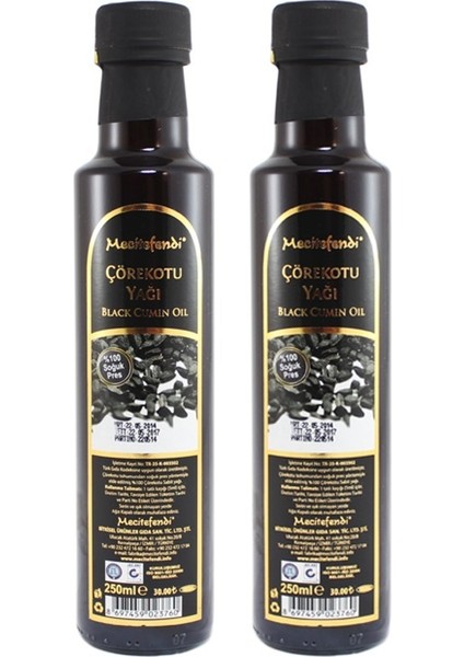 2'li Mecitefendi Çörekotu Yağı 2 x 250 ml