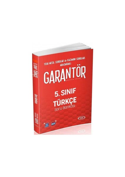 Türkçe Garantör Soru Bankası 5. Sınıf