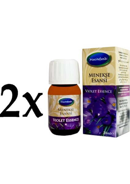 2'li Mecitefendi Menekşe Esansı 2 x 20 ml