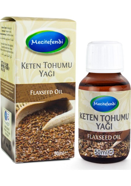 3'lü Mecitefendi Keten Tohumu Yağı 3 x 50 ml