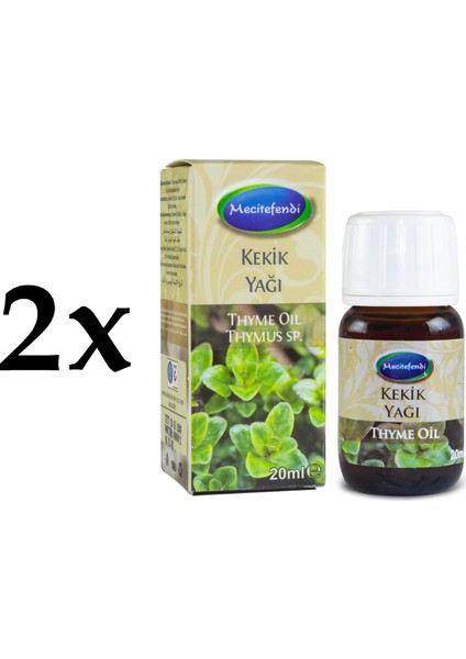 2'li Mecitefendi Kekik Yağı 2 x 20 ml