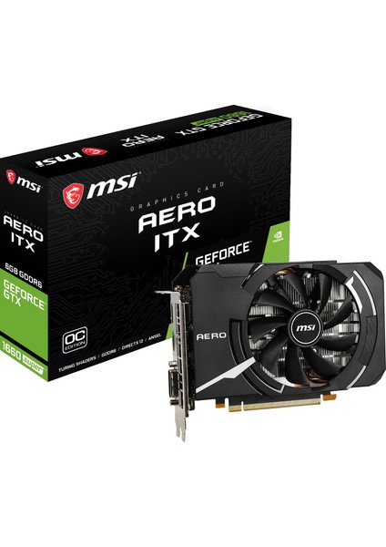 GeForce GTX 1660 Super AERO ITX OC 6GB 192Bit GDDR6 DX(12) PCI-E 3.0 Ekran Kartı (GeForce GTX 1660 SUPER AERO ITX OC)