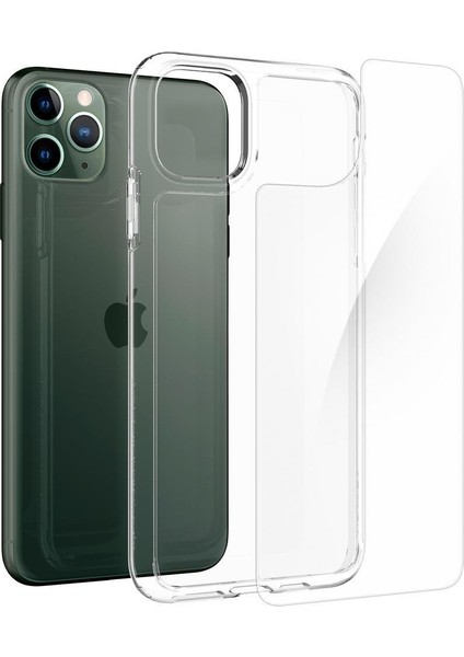 Apple iPhone 11 Pro Kılıf Quartz Hybrid Crystal Clear - 077CS27237