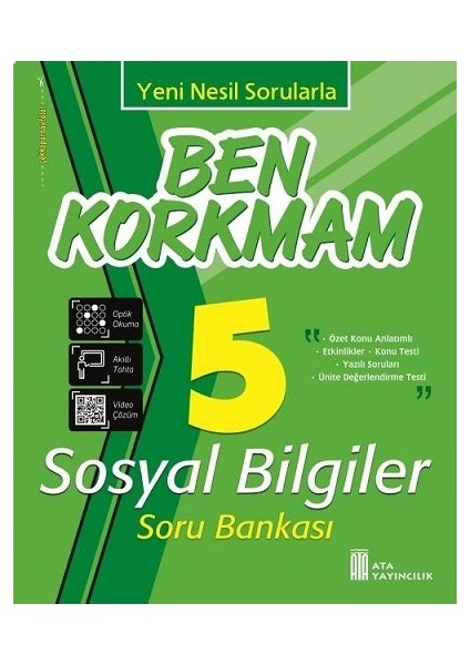 5.Sınıf Ben Korkmam Sosyal Bilgiler Soru Bankası