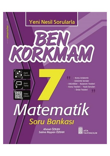 7.Sınıf Ben Korkmam Matematik Soru Bankası