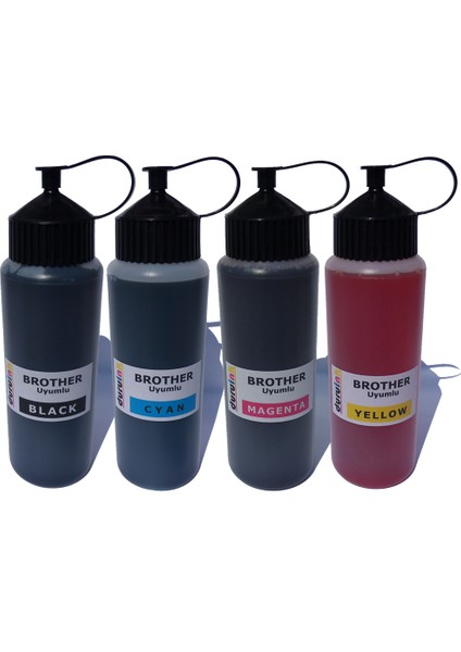 Brother Lc673 Lc675 Lc679 4x500 ml Mürekkep Seti - 4 Renk