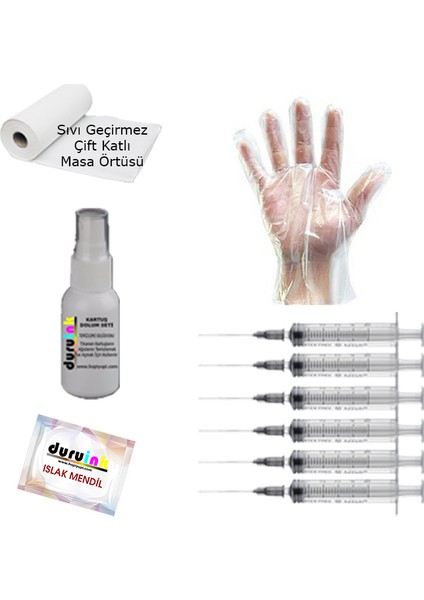 Canon Mg6250 Mg8150 Mg8170 Mg8250 6x500 ml Mürekkep Seti - 6 Renk fiyatları