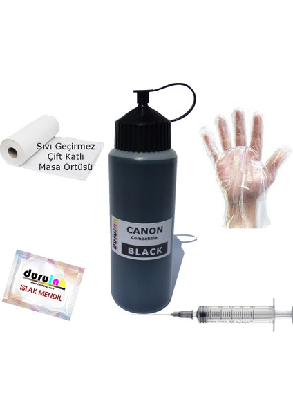 Canon Mp620 630 640 500 ml Kartuş Dolum Mürekkebi - Siyah modelleri