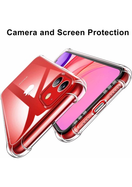 Apple iPhone 11 Ultra İnce Antishock Premium Şeffaf Silikon Kılıf - Şeffaf fiyatları