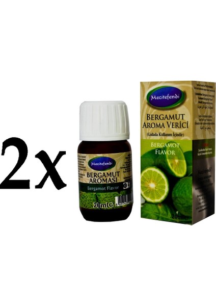 2'li Bergamot Aroması 2 x 20 ml