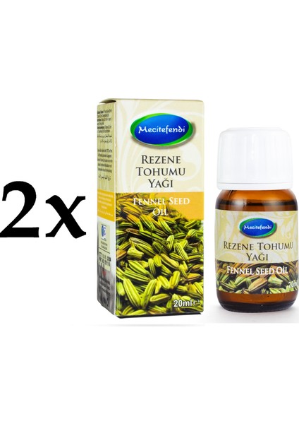 2'li Mecitefendi Rezene Yağı 2 x 20 ml