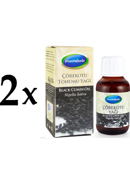 2'li Mecitefendi Çörekotu Yağı 2 x 50 ml